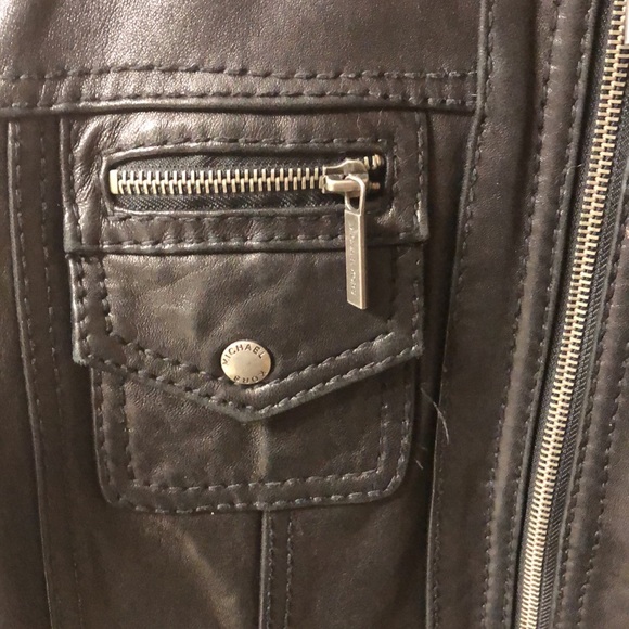 Leather MICHAEL Michael Kors Jacket - Picture 4 of 10